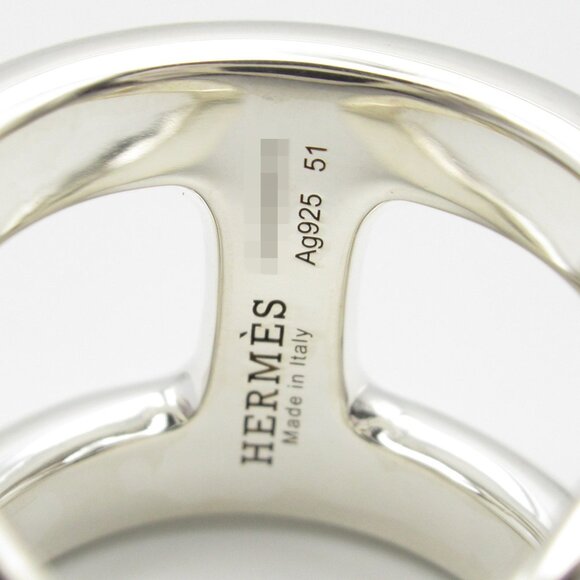 HERMES Silver Ring - Picture 4 of 7